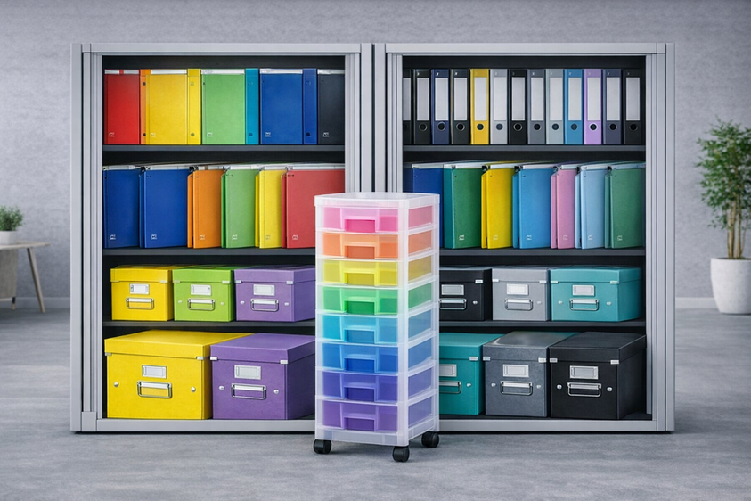 Boîtes de rangement et de classement