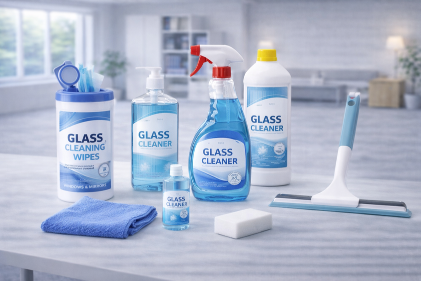 Produits pour vitres et miroirs