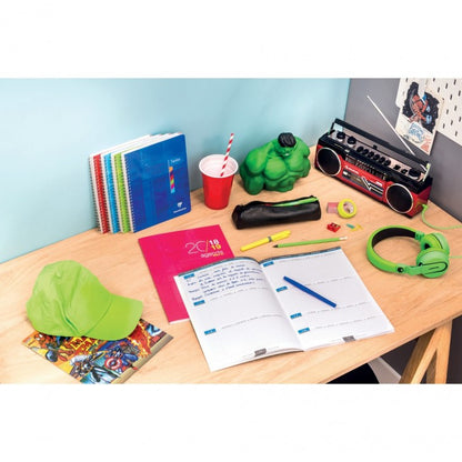Cahier de Texte 72 Feuilles - Couleurs Assorties