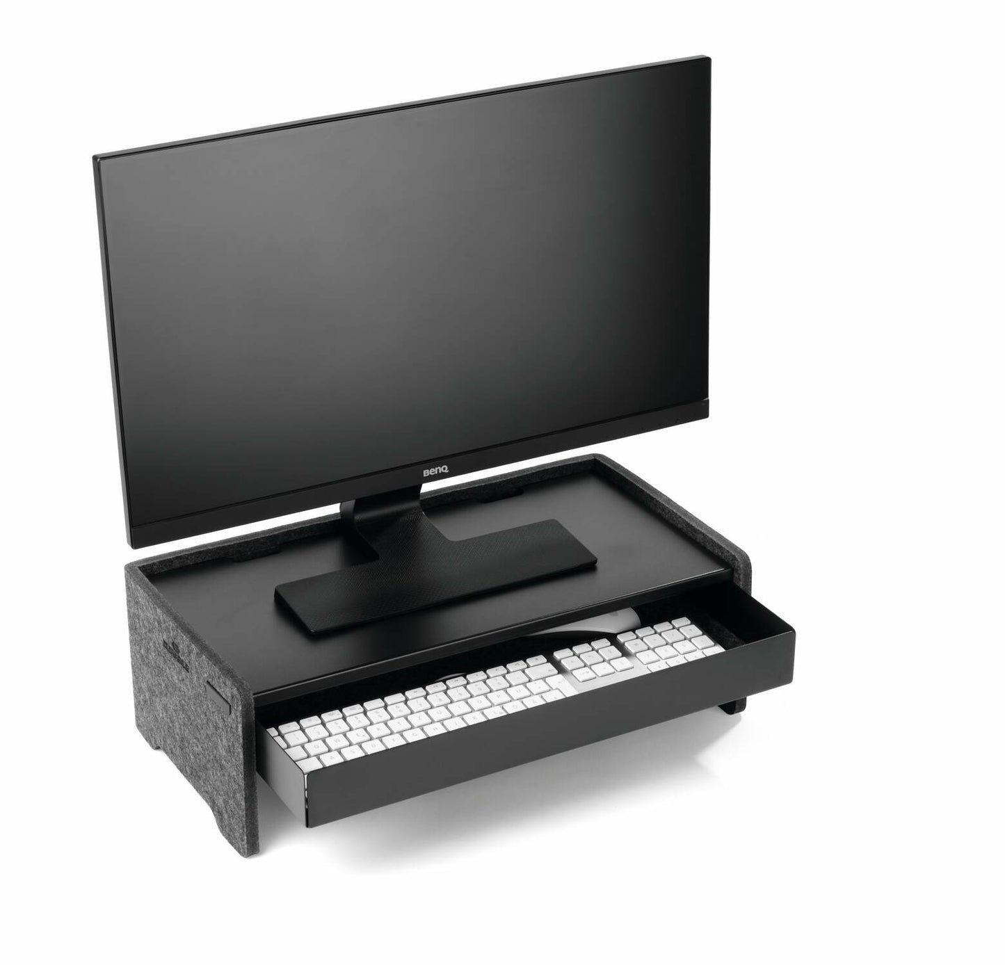 Tiroir pour support moniteur - rangement efficace