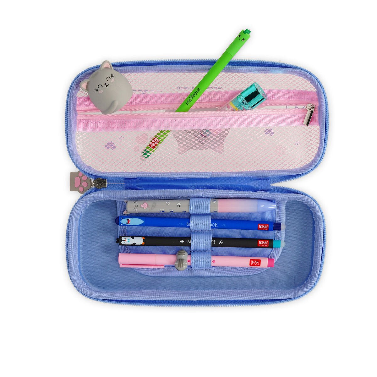 Trousse Legami wonderwow kitty - design coloré et pratique