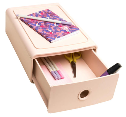 Boîte de Rangement 1 Tiroir -beige nude