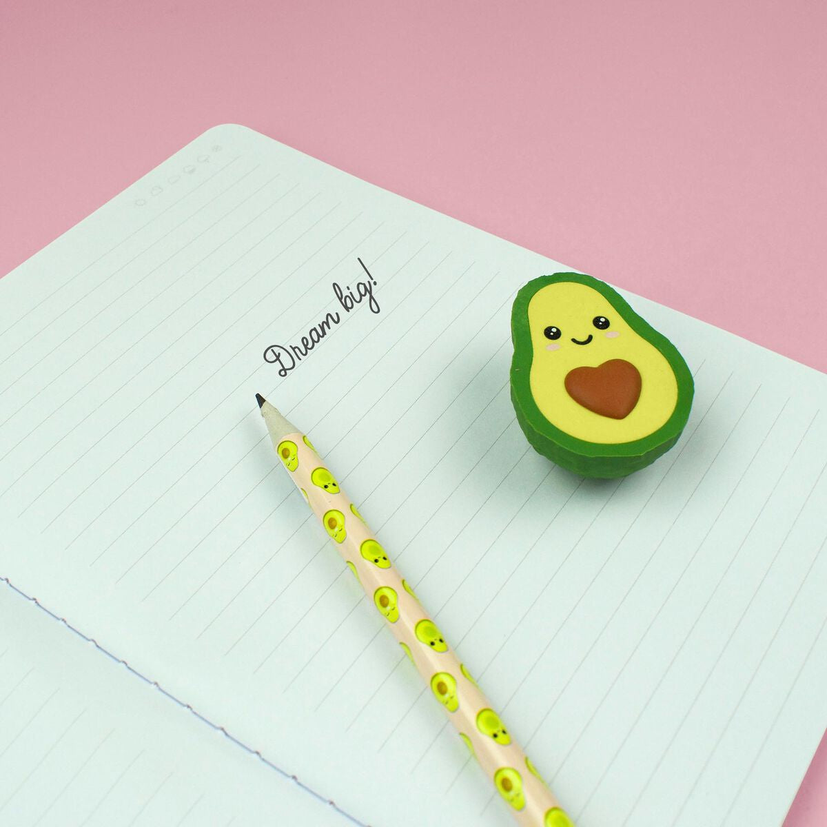 Maxi gomme Legami avocat - effacez avec style