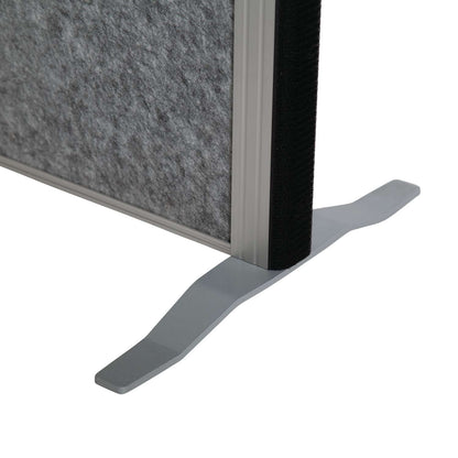 Cloison acoustique sur pied 2 faces acoustique +1 face tableau blanc H183cmX100L