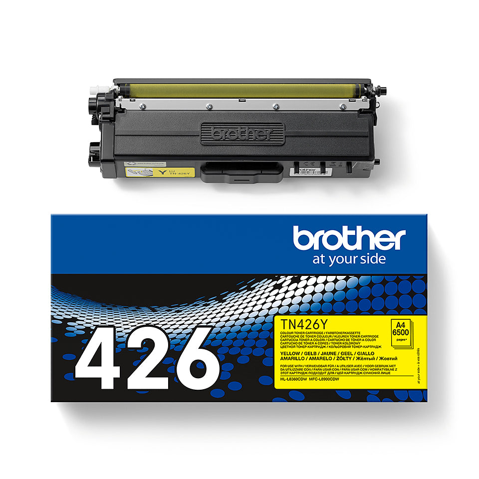 Cartouche Toner Jaune TN-426Y - Rendement 6500 Pages