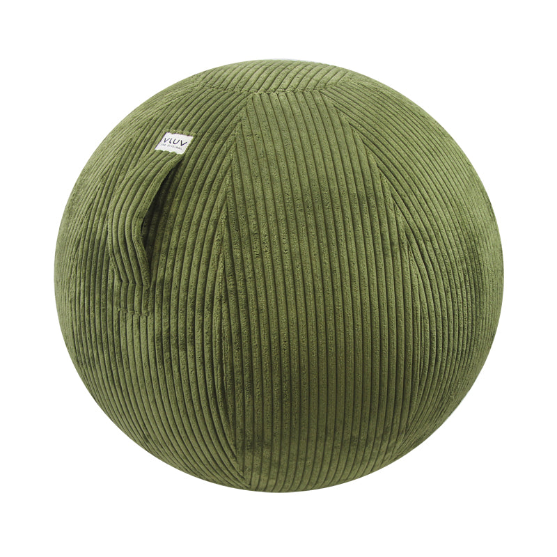Ballon d'assise ergonomique - Velours Olive 55cm