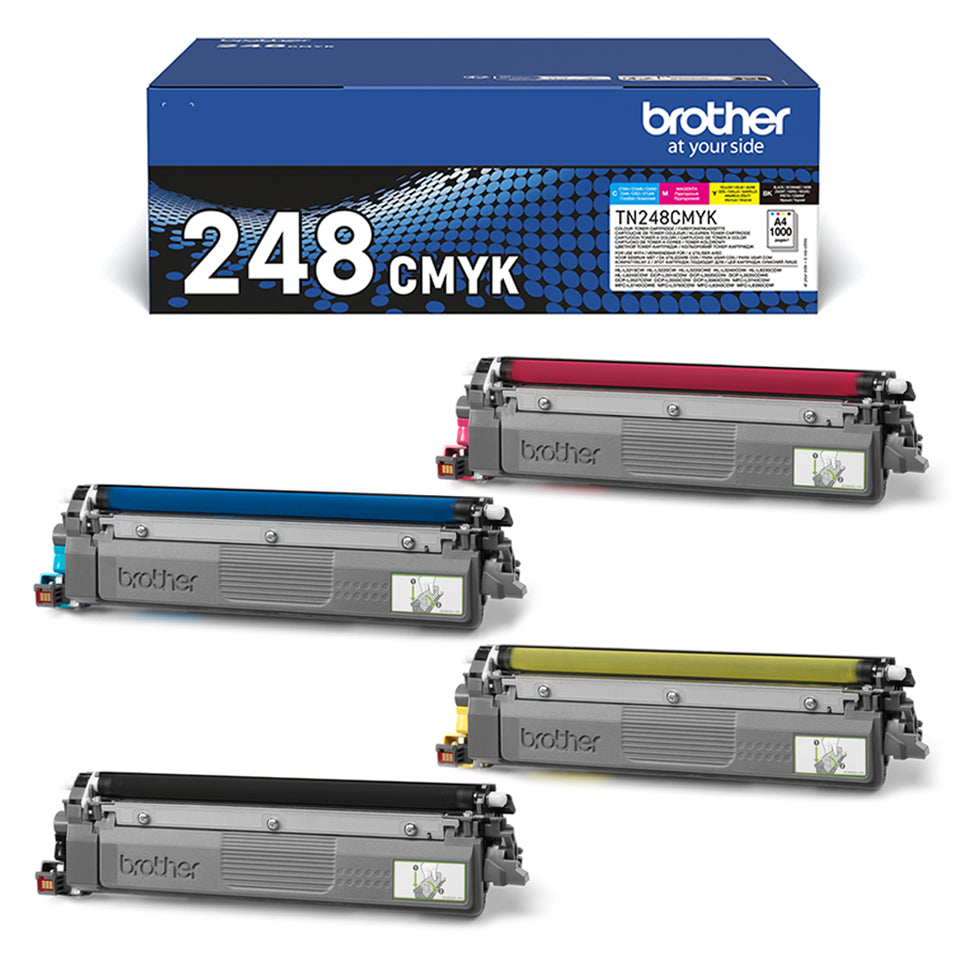 Pack toner Brother tn-248val - impression haute qualité