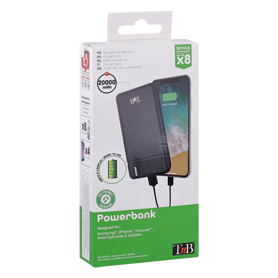 Batterie externe 20000mah - charge rapide et efficace