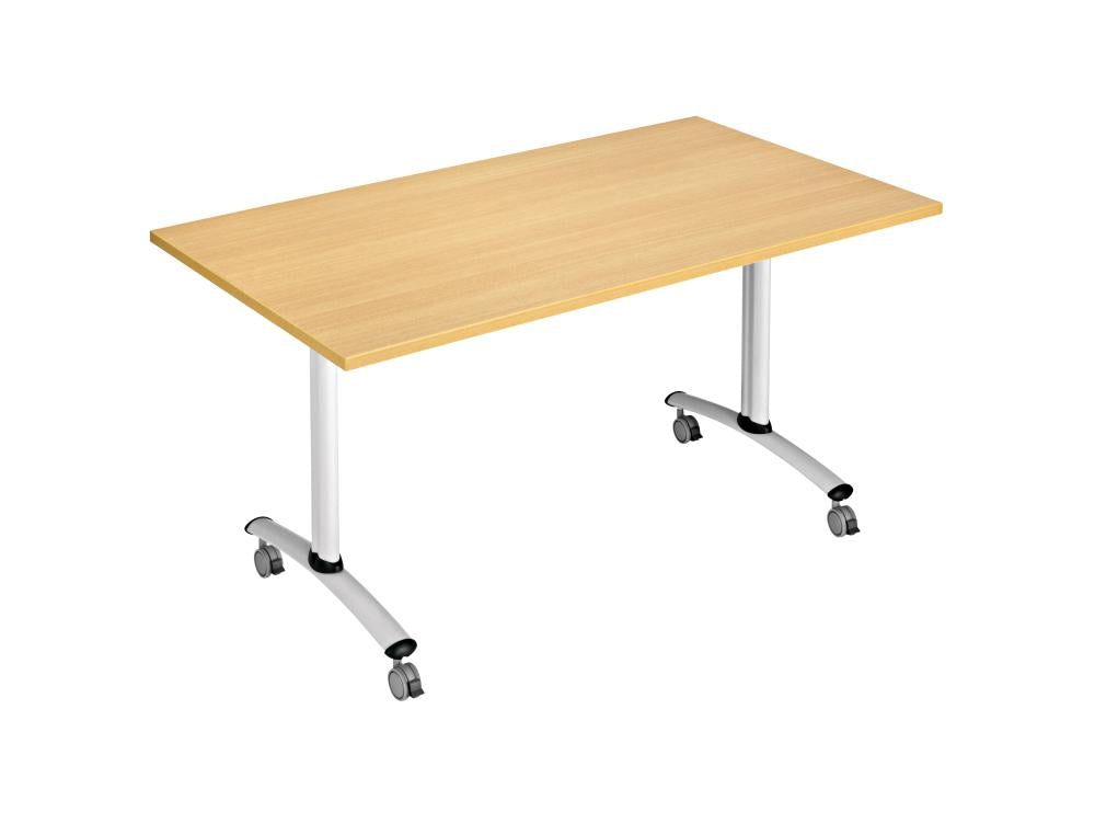 Table Rabattable 140X80 He.Pied Aluminium