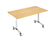 Table Rabattable 140X80 He.Pied Aluminium