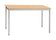 Table Rectangle 120X60 He.Pied Aluminium