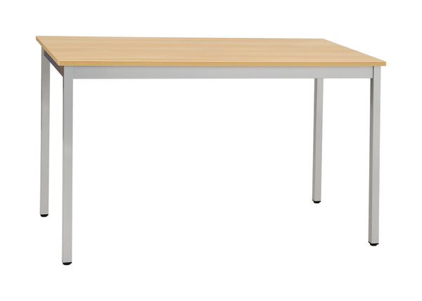 Table Rectangle 140X70 Hetre-Pied Aluminium