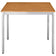 Table Rectangle 140X70 Me.Pied Aluminium