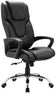 Fauteuil de direction Jud Simili Cuir Noir