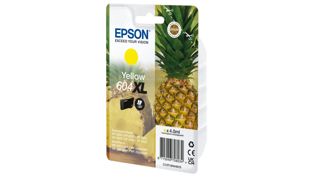 Cartouche d'encre Epson  jaune ananas - rendement élevé 350 pages