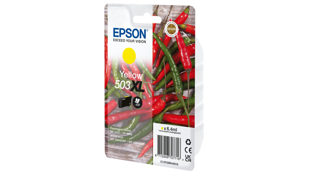 Cartouche d'encre Epson 503xl jaune piment - rendement élevé
