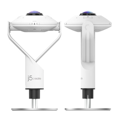 Webcam 360° 1080p - vidéo hd et audio pro