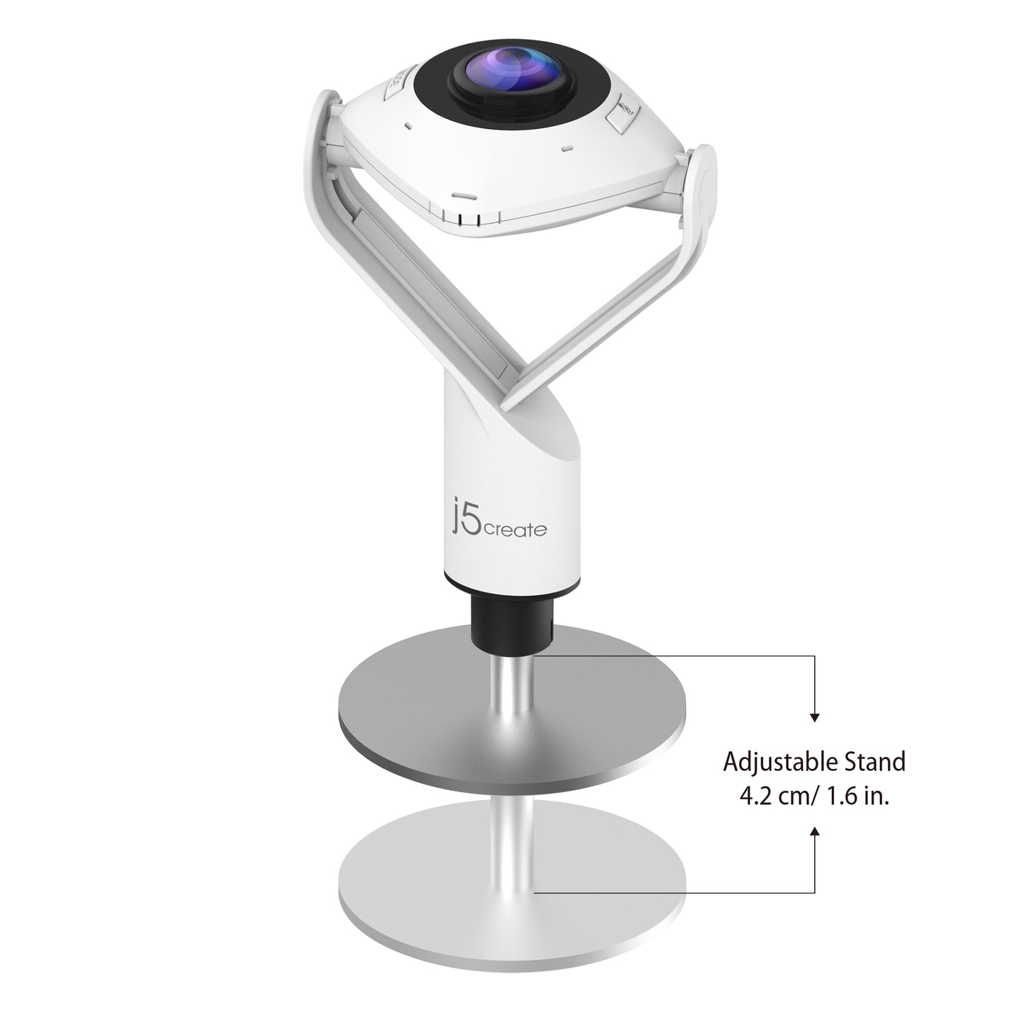 Webcam 360° 1080p - vidéo hd et audio pro