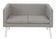 Canape 2 Places Gris Chine X Space