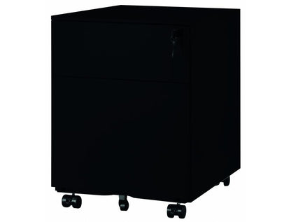 Caisson mobile 2 tiroirs pro-noir