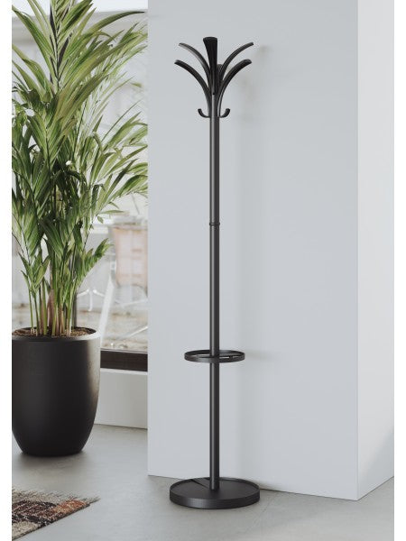 Portemanteau brio 6 pateres noir