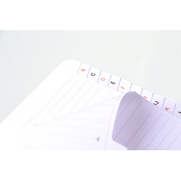 Cahier répertoire  adressbook reliure spirale a5 160p