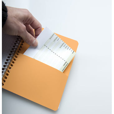 Cahier répertoire  adressbook reliure spirale a5 160p