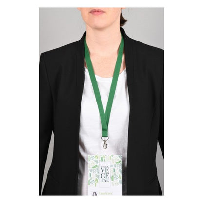 Lacet Text.Recyc P/Badge P/10Vert