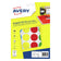 Pastille adhésive 30mm assorti -sachet de 168