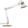 Lampe de bureau LED baya bamboo blanc