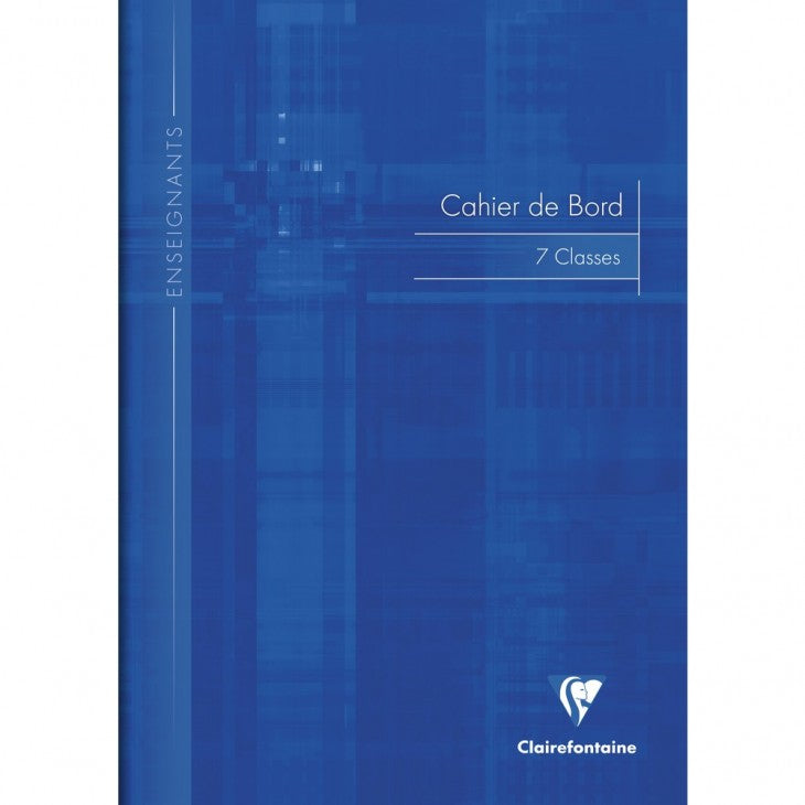 Cahier de note enseignant A4 pour 7 classes - 48 pages
