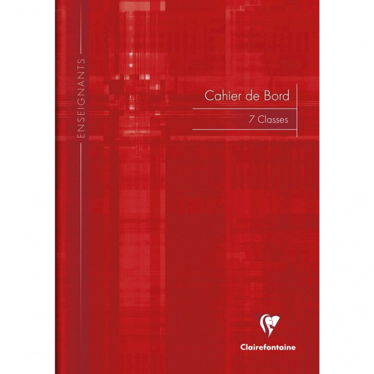 Cahier de note enseignant A4 pour 7 classes - 48 pages