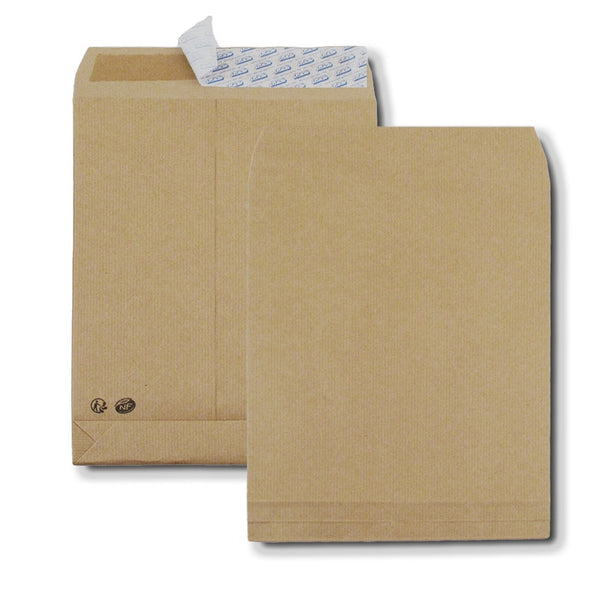 Pochettes kraft  soufflet 30mm- 229x324- 120grs -boite de 250