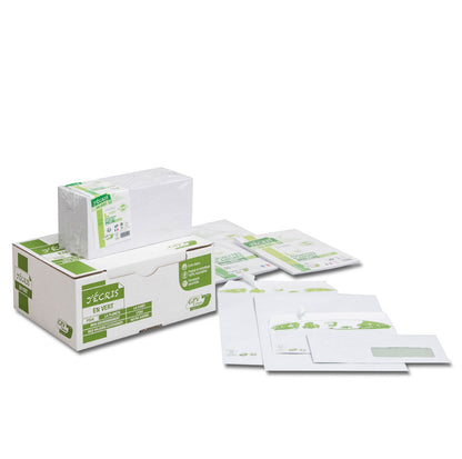 Enveloppes blanc dl bdp 80g rec.45x100b/200