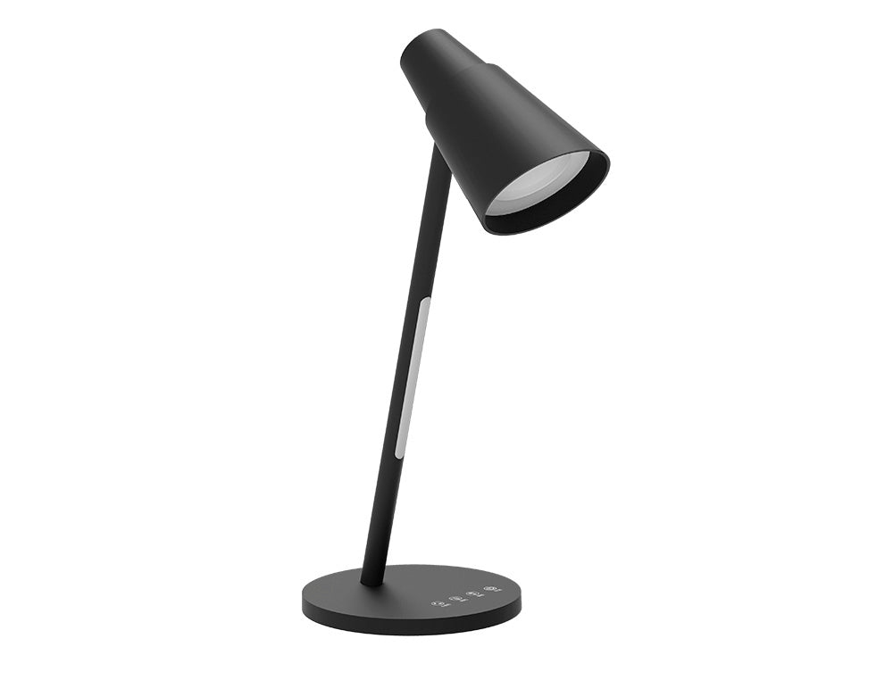 Lampe de bureau LED qc tactile 6w 32lednoir