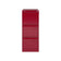 Classeur pro 3 tiroirs rouge