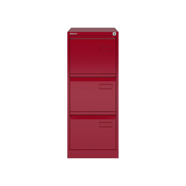 Classeur pro 3 tiroirs rouge