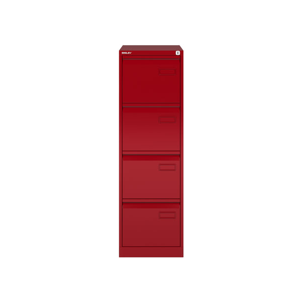 Classeur pro 4 tiroirs rouge