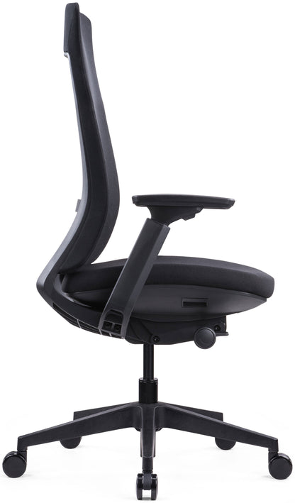 Fauteuil tissu/resille titouannoir