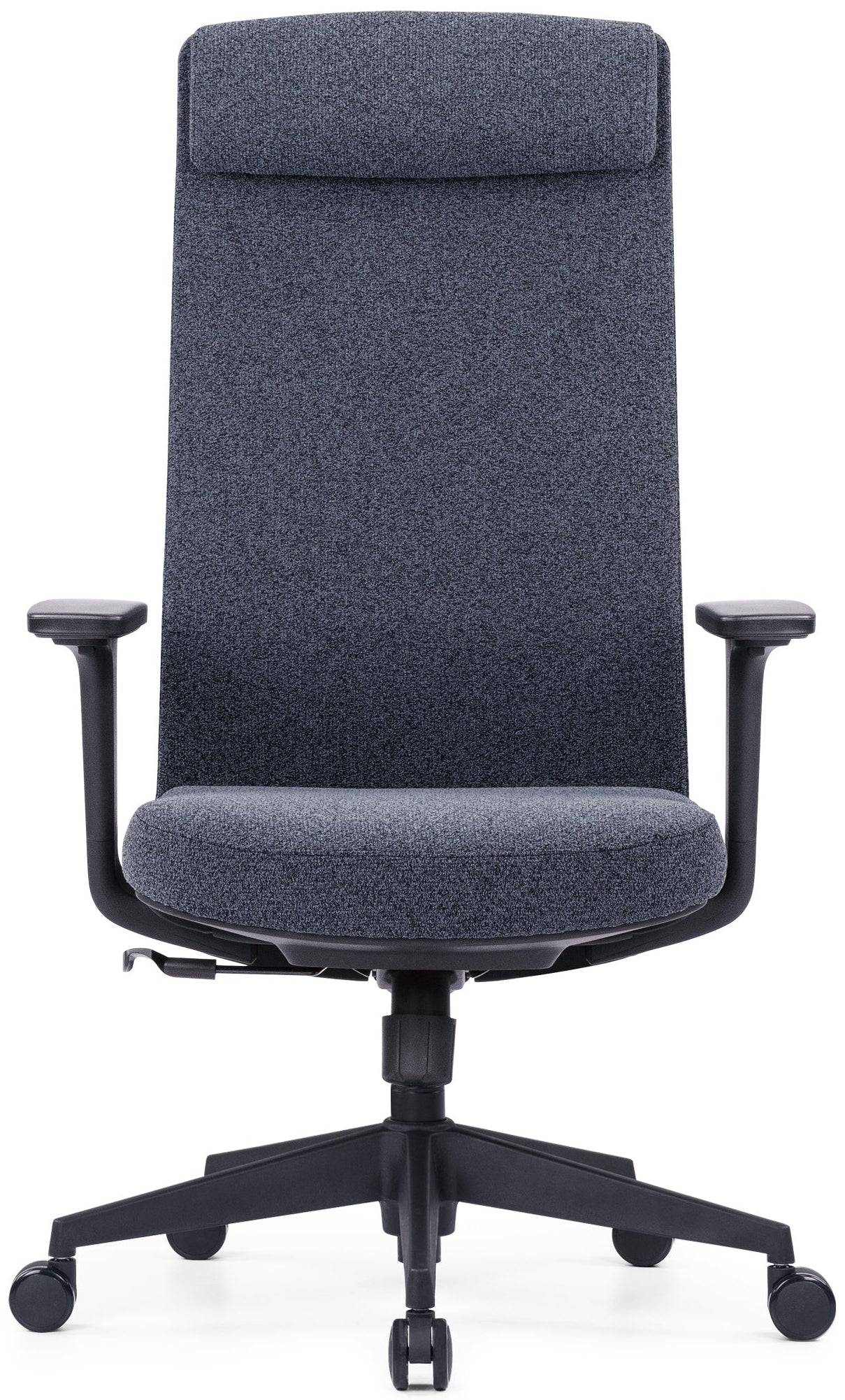 Fauteuil synchrone tissu gris binic