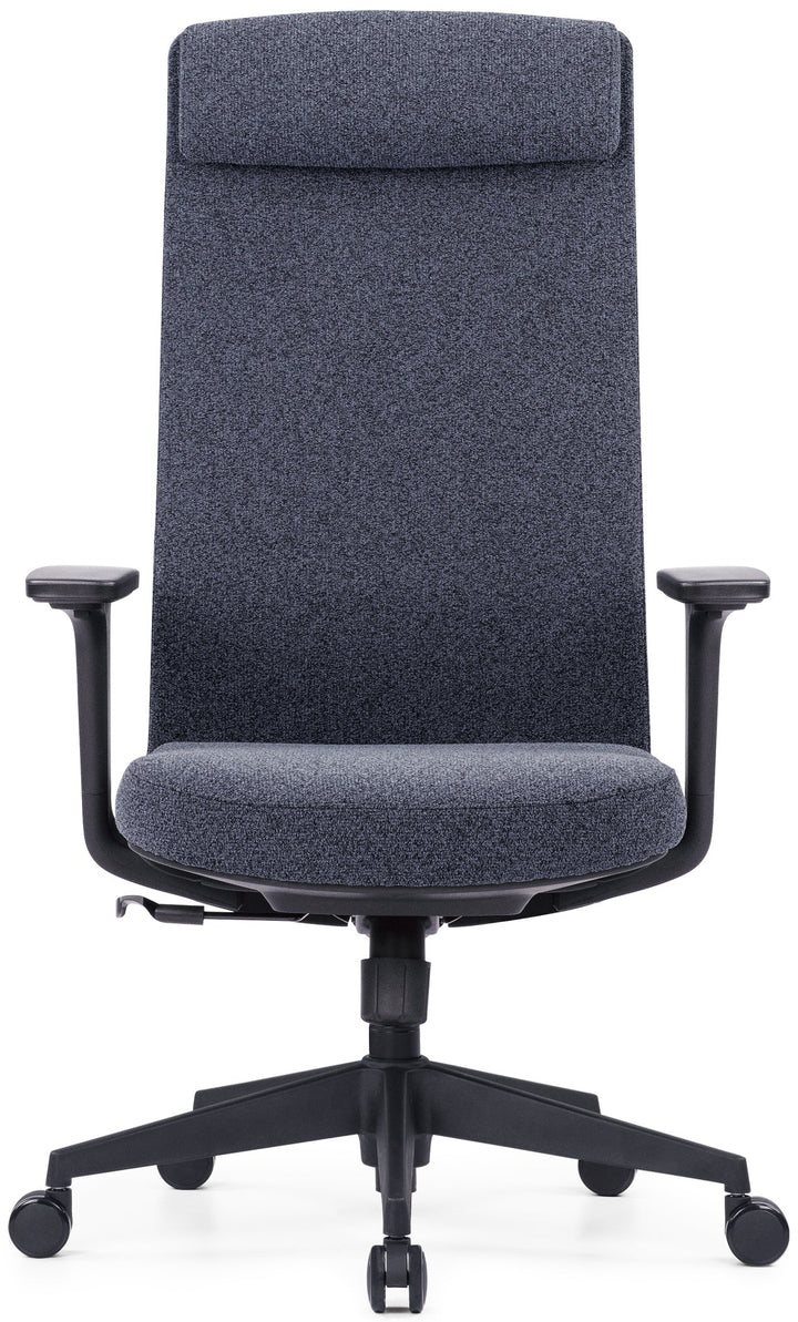 Fauteuil synchrone tissu gris binic