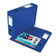 Boite Classement Memphis dos de 80mm a plat bleu