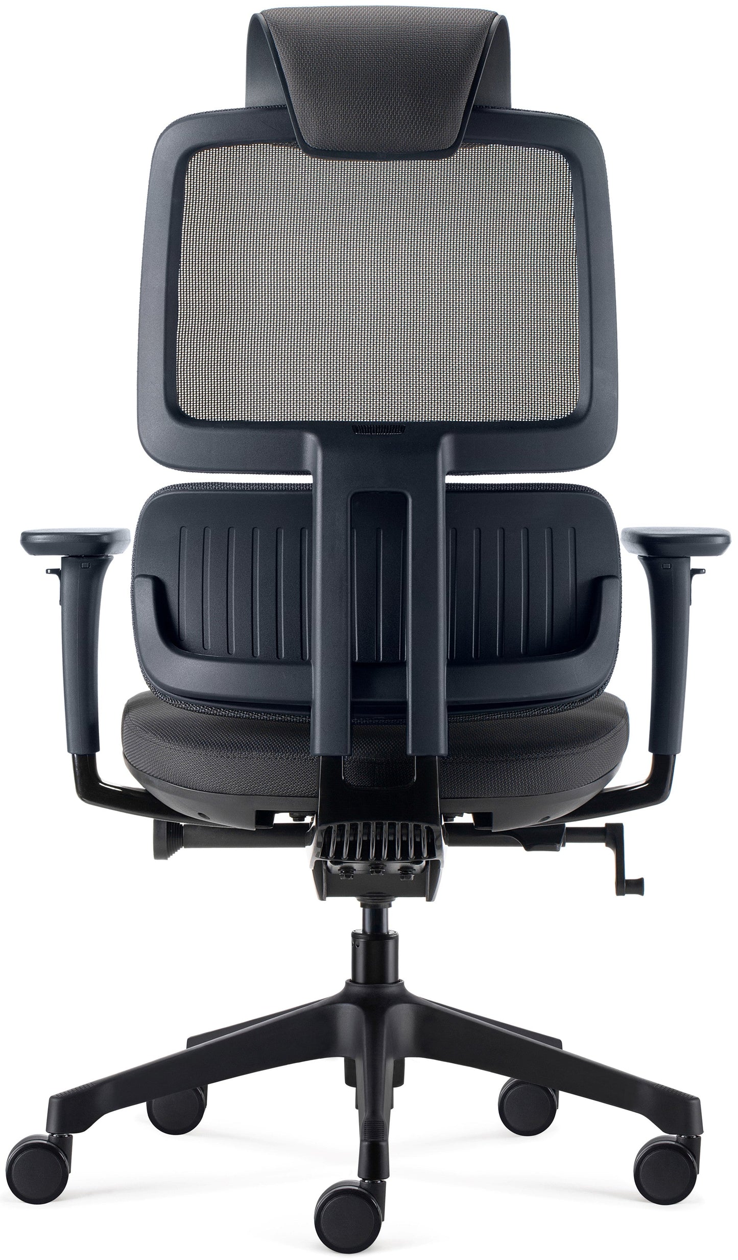 Siege tissu/resille noir orcaat