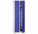 Vestiaire monobloc 2 colonnes gris / bleu