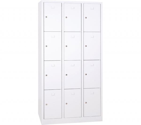 Vestiaire monobloc 3 Colonnes 12 Cases