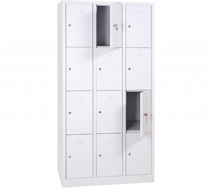 Vestiaire monobloc 3 Colonnes 12 Cases