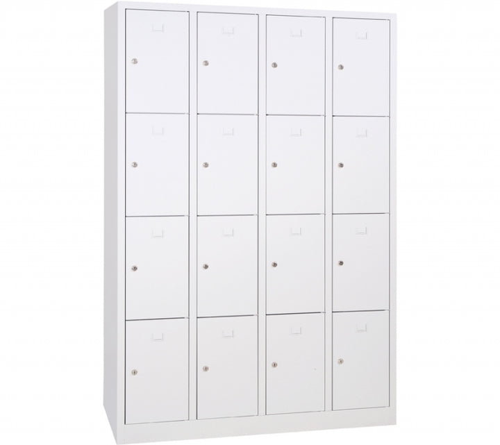 Vestiaire monobloc 4 colonnes 16 cases