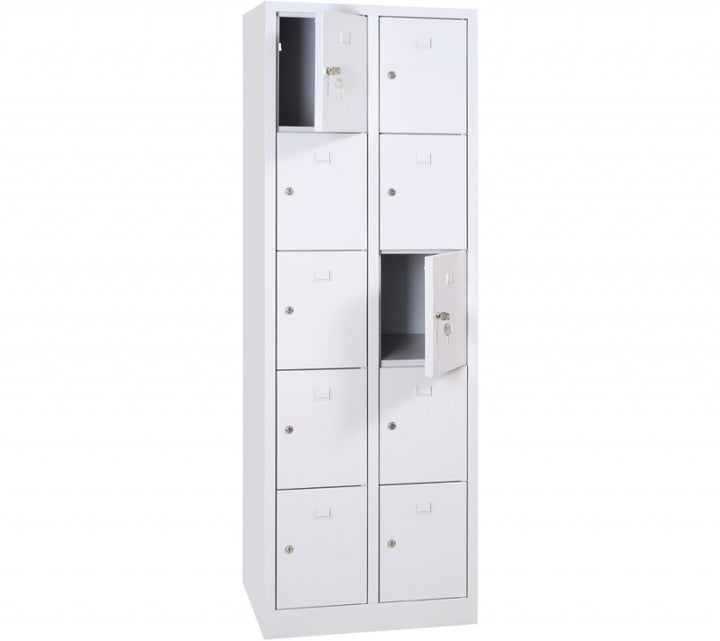 Vestiaire monobloc 2 colonnes 10 cases