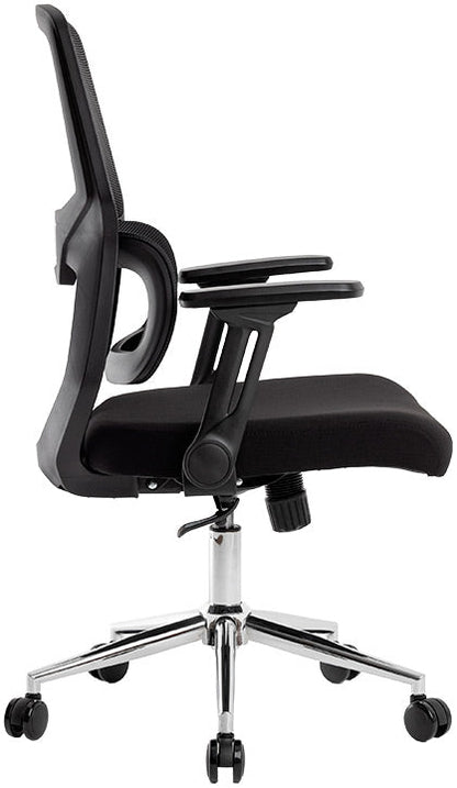 Fauteuil Ergonomique Q-Connect Lucca Noir avec Accoudoirs 4D