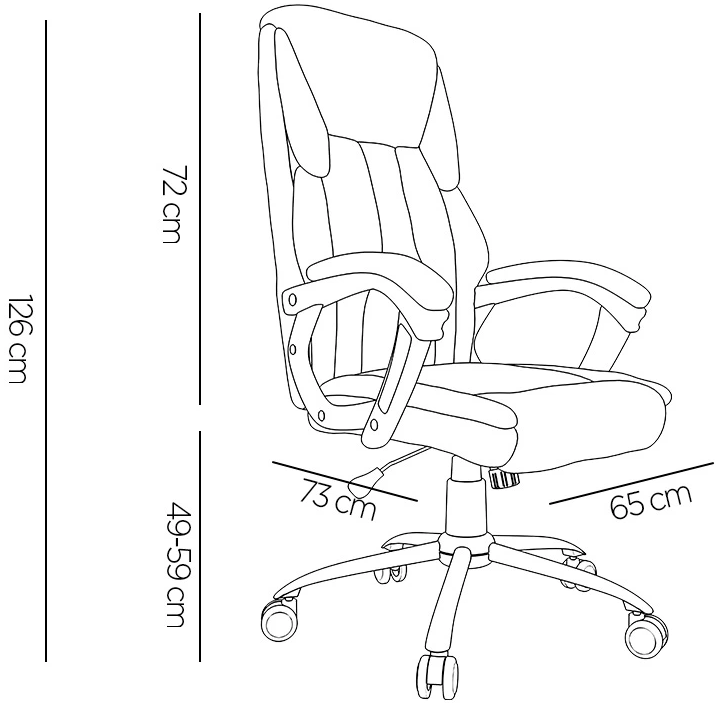 Fauteuil Direction Q-Connect Bolzano Noir